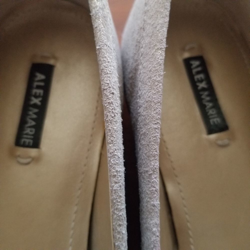Alex Marie Gold Metallic Leather Flats 7M - Picture 4 of 6